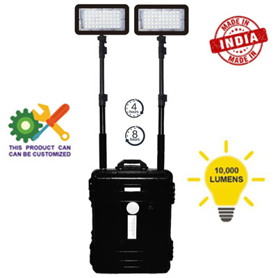 100 Watt Remote Area Lighting System With 4 & 8 Hours Backup
