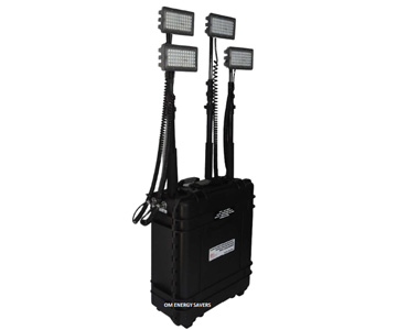 4X50W Remote Area Lighting System with 4 & 8 Hours Backup Models