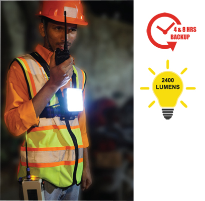 Harness Mounted Light with Hands Free Illumination