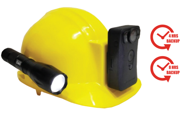 ISI Marked Safety Helmet with HD Camera and Light (Waterproof)